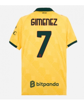 Billige Fotballdrakt AC Milan Santiago Gimenez #7 Replika Tredjedrakt 2025-26 Kortermet Billige Fotballdrakt AC Milan Santiago Gimenez #7 Replika Tredjedrakt 2025-26 Kortermet